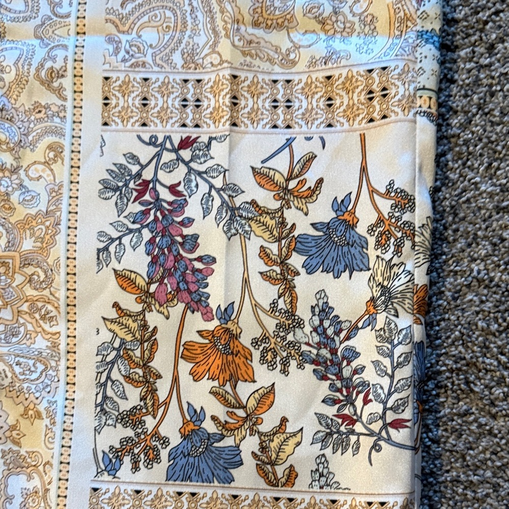 Rachel Zoe Multicolor Patchwork Printed Pants - image 2